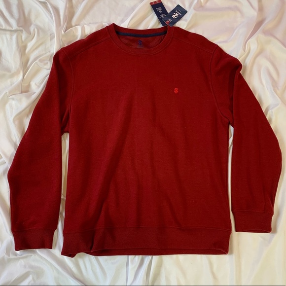 izod red sweater